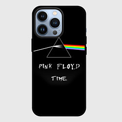 Чехол для iPhone 13 Pro PINK FLOYD TIME ПИНК ФЛОЙД ЛОГОТИП, цвет: 3D-черный