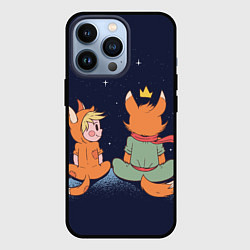 Чехол iPhone 13 Pro Маленький принц и лис смотрят на небо