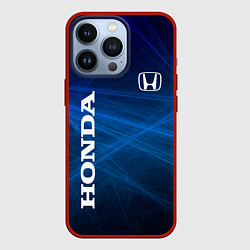 Чехол для iPhone 13 Pro Honda - Blue, цвет: 3D-красный