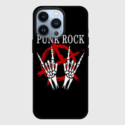 Чехол для iPhone 13 Pro Punk Rock Панки Хой, цвет: 3D-черный