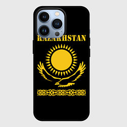 Чехол для iPhone 13 Pro KAZAKHSTAN Казахстан, цвет: 3D-черный