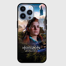 Чехол для iPhone 13 Pro Aloy Horizon Forbidden West game, цвет: 3D-черный