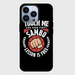 Чехол для iPhone 13 Pro Боевое Самбо SAMBO, цвет: 3D-черный