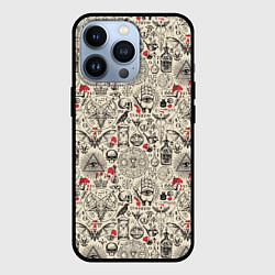 Чехол для iPhone 13 Pro Чёрная Магия и Колдовство, цвет: 3D-черный