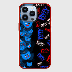 Чехол для iPhone 13 Pro Poppy Half Patter, цвет: 3D-красный