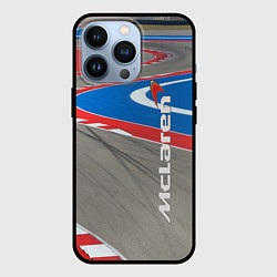 Чехол для iPhone 13 Pro McLaren Racing Route, цвет: 3D-черный