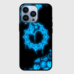 Чехол для iPhone 13 Pro МЕЛИОДАС НЕОНОВЫЙ 7 СМЕРТНЫХ ГРЕХОВ, цвет: 3D-черный