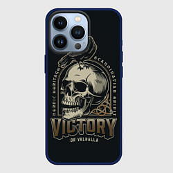 Чехол для iPhone 13 Pro Вальхалла Ворон, цвет: 3D-тёмно-синий