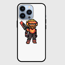 Чехол для iPhone 13 Pro Apex Legends Valkyrie Pixel art, цвет: 3D-черный