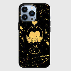 Чехол для iPhone 13 Pro Bendy And The Ink Machine heart, цвет: 3D-черный