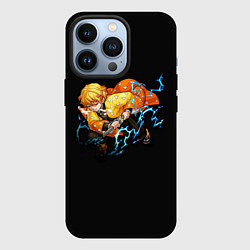 Чехол для iPhone 13 Pro Зеницу Дыхание грома, цвет: 3D-черный