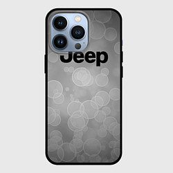 Чехол для iPhone 13 Pro JEEP abstraction, цвет: 3D-черный