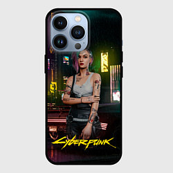 Чехол для iPhone 13 Pro Judy cyberpunk2077, цвет: 3D-черный