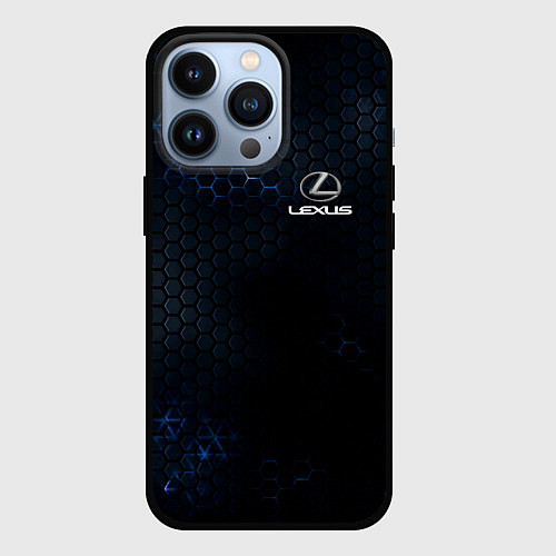 Чехол iPhone 13 Pro Lexus лексус / 3D-Черный – фото 1