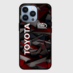 Чехол для iPhone 13 Pro Toyota тойота abstraction, цвет: 3D-черный