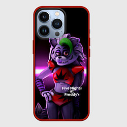Чехол для iPhone 13 Pro Five Nights at Freddys: Security Breach Волчица Ро, цвет: 3D-красный