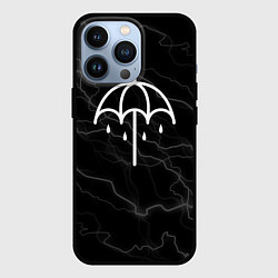 Чехол iPhone 13 Pro Bring me the horizon молнии