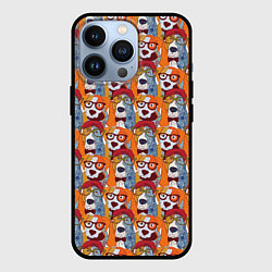 Чехол для iPhone 13 Pro Собаки Бассет-Хаунд, цвет: 3D-черный