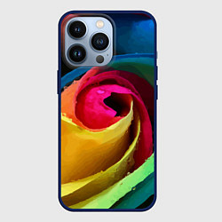 Чехол для iPhone 13 Pro Роза fashion 2022, цвет: 3D-тёмно-синий