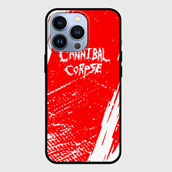 Чехол для iPhone 13 Pro Cannibal corpse труп каннибала, цвет: 3D-черный