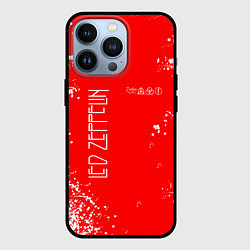 Чехол для iPhone 13 Pro ЛЕД ЗЕППЕЛИН LED ZEPPELIN, цвет: 3D-черный