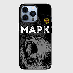 Чехол для iPhone 13 Pro Марк Россия Медведь, цвет: 3D-черный