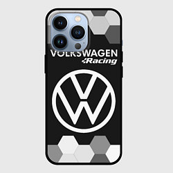 Чехол для iPhone 13 Pro VOLKSWAGEN RACING Графика, цвет: 3D-черный