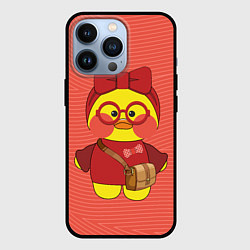 Чехол для iPhone 13 Pro Лалафанфан в красных очках, цвет: 3D-черный