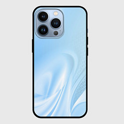 Чехол для iPhone 13 Pro Голубые завихрения, цвет: 3D-черный