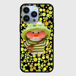 Чехол для iPhone 13 Pro Лалафанфан взеленой шляпке, цвет: 3D-черный