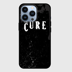 Чехол для iPhone 13 Pro The cure серые потеки, цвет: 3D-черный