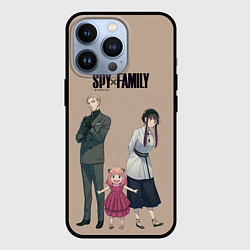 Чехол для iPhone 13 Pro Spy x Family Семья шпиона, цвет: 3D-черный