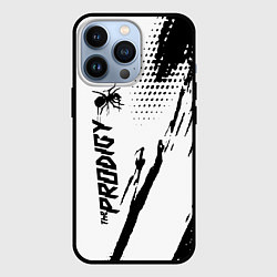 Чехол для iPhone 13 Pro The prodigy - логотип, цвет: 3D-черный