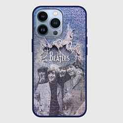 Чехол для iPhone 13 Pro The Beatles Легендарная Ливерпульская четвёрка, цвет: 3D-тёмно-синий