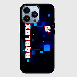Чехол для iPhone 13 Pro ROBLOX неоновые кубики, цвет: 3D-черный