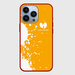Чехол для iPhone 13 Pro Wu-tang clan маленькое лого, цвет: 3D-красный