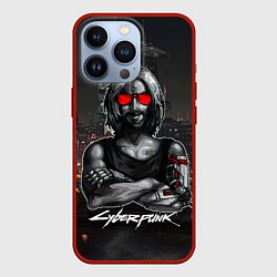 Чехол для iPhone 13 Pro Pixel Johnny, цвет: 3D-красный