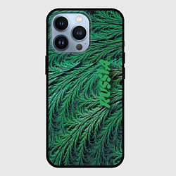 Чехол для iPhone 13 Pro Узор из веток можжевельника Pattern of juniper bra, цвет: 3D-черный