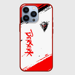 Чехол для iPhone 13 Pro Berserk ЧЁРНАЯ МАСКА, цвет: 3D-красный