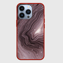 Чехол для iPhone 13 Pro Не перемешанные краски abstraction, цвет: 3D-красный