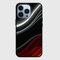 Чехол для iPhone 13 Pro Спорт - линии, цвет: 3D-черный