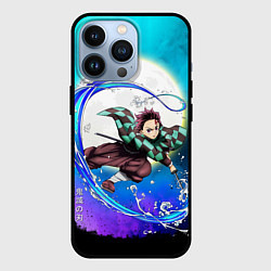 Чехол для iPhone 13 Pro Клинок, рассекающий демонов Танджиро Tanjiro, цвет: 3D-черный