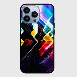 Чехол для iPhone 13 Pro Неоновая молния Абстракция Neon Lightning Abstract, цвет: 3D-черный