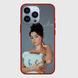 Чехол для iPhone 13 Pro ДОРА - MISS, цвет: 3D-красный