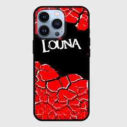 Чехол для iPhone 13 Pro Louna band ТРЕЩИНЫ, цвет: 3D-черный