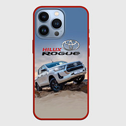 Чехол для iPhone 13 Pro Toyota Hilux Rogue Off-road vehicle Тойота - прохо, цвет: 3D-красный