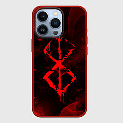 Чехол для iPhone 13 Pro Клеймо жертвы BERSERK, цвет: 3D-красный