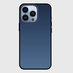 Чехол для iPhone 13 Pro Gradient Dark Blue, цвет: 3D-черный