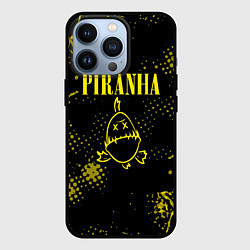 Чехол для iPhone 13 Pro Nirvana piranha, цвет: 3D-черный