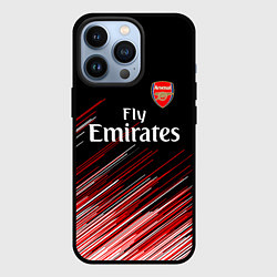 Чехол для iPhone 13 Pro Arsenal полосы, цвет: 3D-черный
